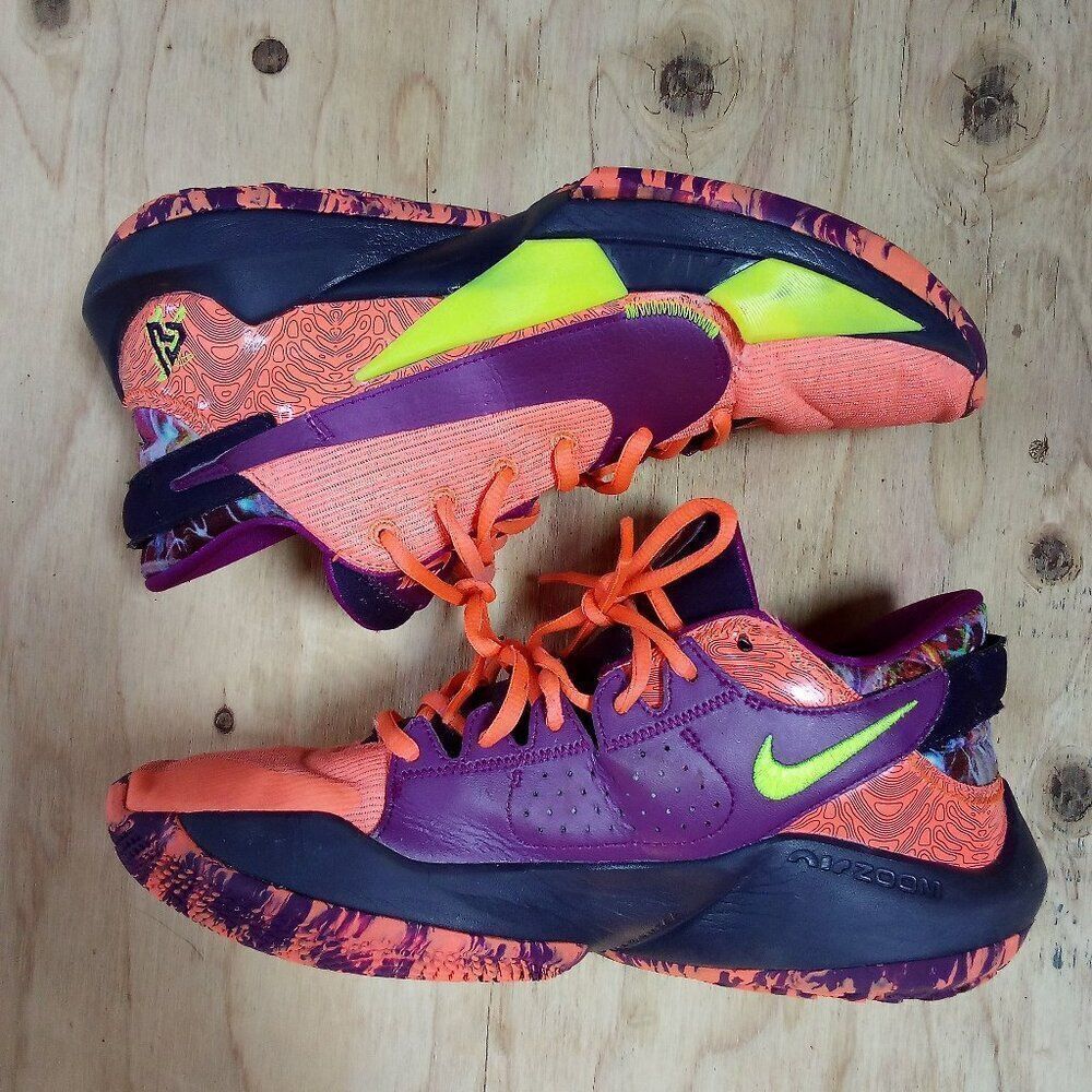 Nike Air Zoom Freak 2 Bright Mango Athletic Basketball Shoes